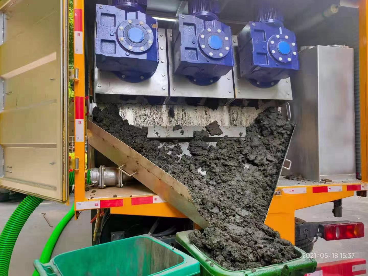 镜湖化粪池清掏城市维护站-泥浆净化干湿分离处理